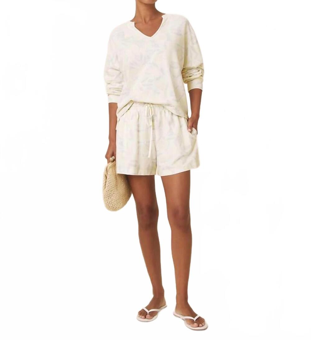 NEW SPLENDID alessia pullover in lemon print